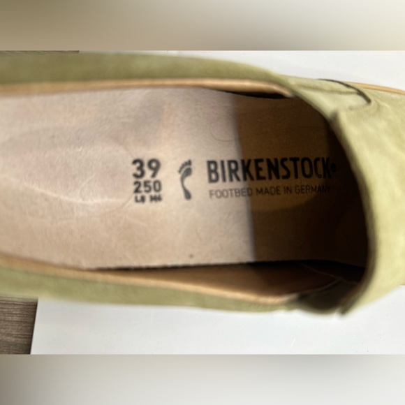 New! Birkenstock Oswego Suede Faded Khaki Sport Shoes Women - Picture 12 of 13
